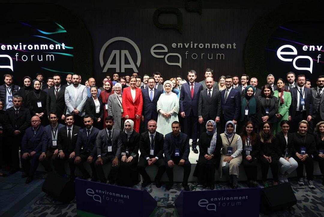 Emine Erdoğan deltog i International Environment Forum