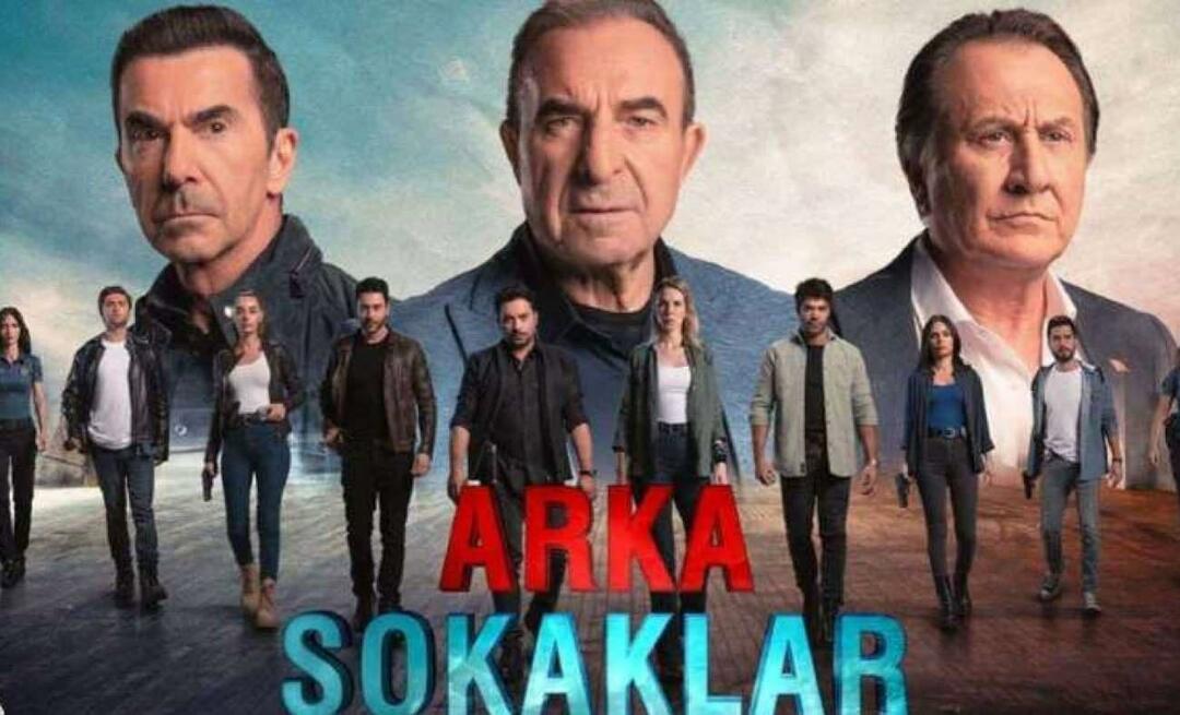 Överraskningsöverföring till Arka Sokaklar TV-serie!