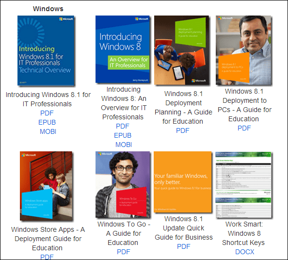 Ladda ner gratis Microsoft-böcker om Microsofts programvara och tjänster