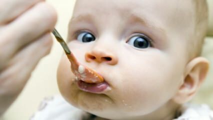När ska rismjöl ges till spädbarn, går det upp i vikt? Harms av rismjöl