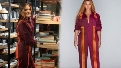 Ny trend inom mode: Beyonce Ivy Park Adidas-kollektion! Demet Akalın satt också på den strömmen ...