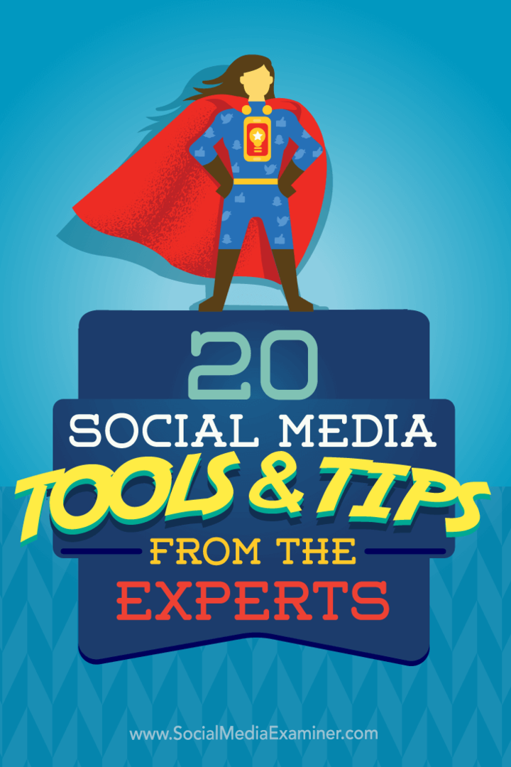 20 Sociala medier och tips från experterna: Social Media Examiner