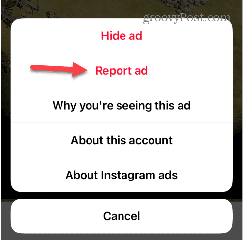 Stäng av riktade annonser på Instagram