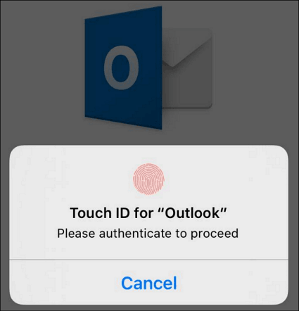 Microsoft Outlook för iPhone stöder nu Touch ID-säkerhet