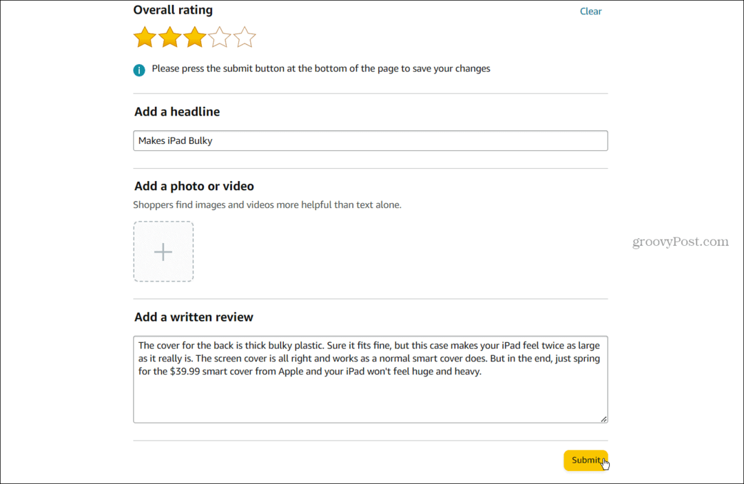 Hur man visar, redigerar och tar bort Amazon-recensioner