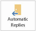 Automatisk svarsknapp för OutlookOutlook Knapp för automatiska svar