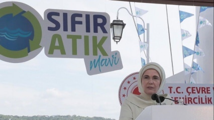 Första samtalet från First Lady Erdoğan för att stödja projektet "Zero Waste Blue"