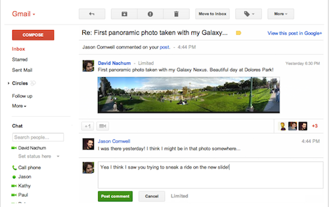 Google + -avisering i gmail.png