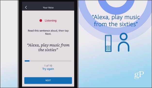Alexa röstprofiler