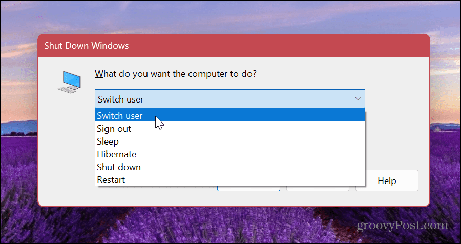 Byt användarkonto i Windows