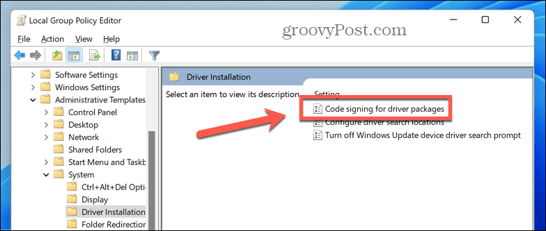 Windows 11 kodsignering för drivrutinspaket