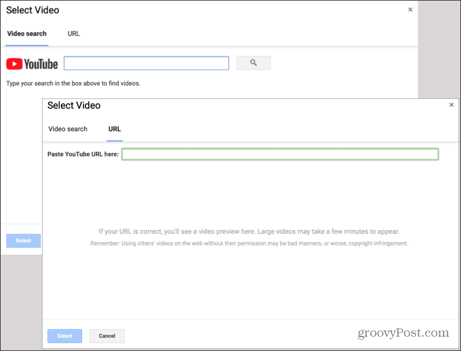 Videoåterkoppling på Google Forms