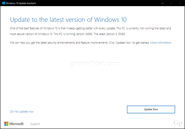 Hur du kan uppgradera till Windows 10-skaparna uppdatera just nu