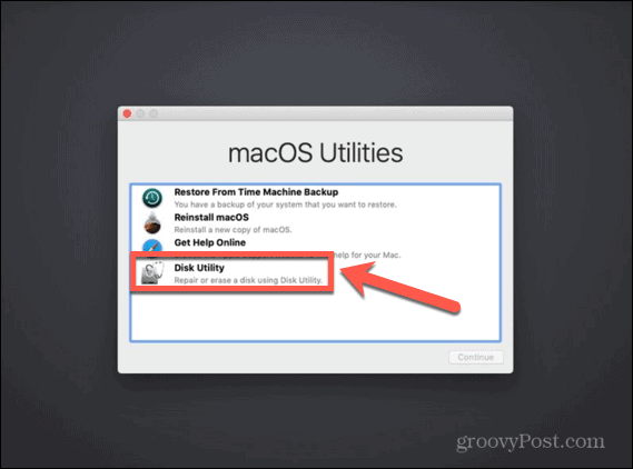 Macos utilities diskverktyg