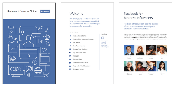 Facebooks nya Business Influencer Guide hjälper företagsledare att komma igång, bygga en strategi och få kontakt med sin publik på Facebook.