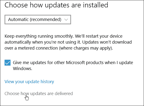 Stoppa Windows 10 från att dela dina Windows-uppdateringar till andra datorer