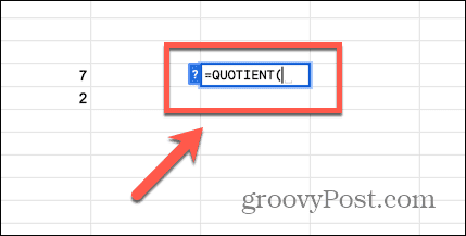 google sheets kvotfunktion