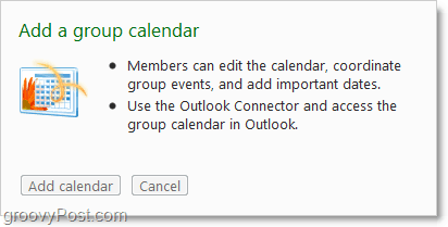 samarbeta som en grupp med en kalender