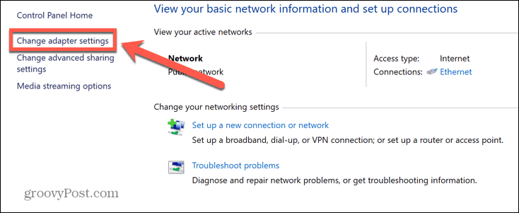 Windows 11 ändra adapterinställningar