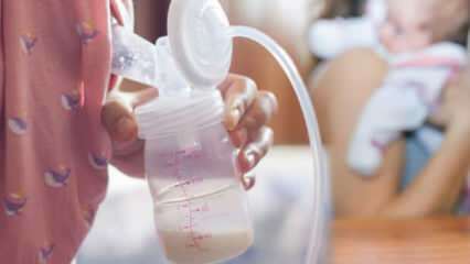Hur uttrycker jag och lagrar smärtfri bröstmjölk? Mjölkningsmetod för hand och elpump