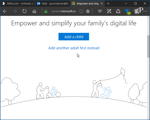 Microsofts familjesäkerhet