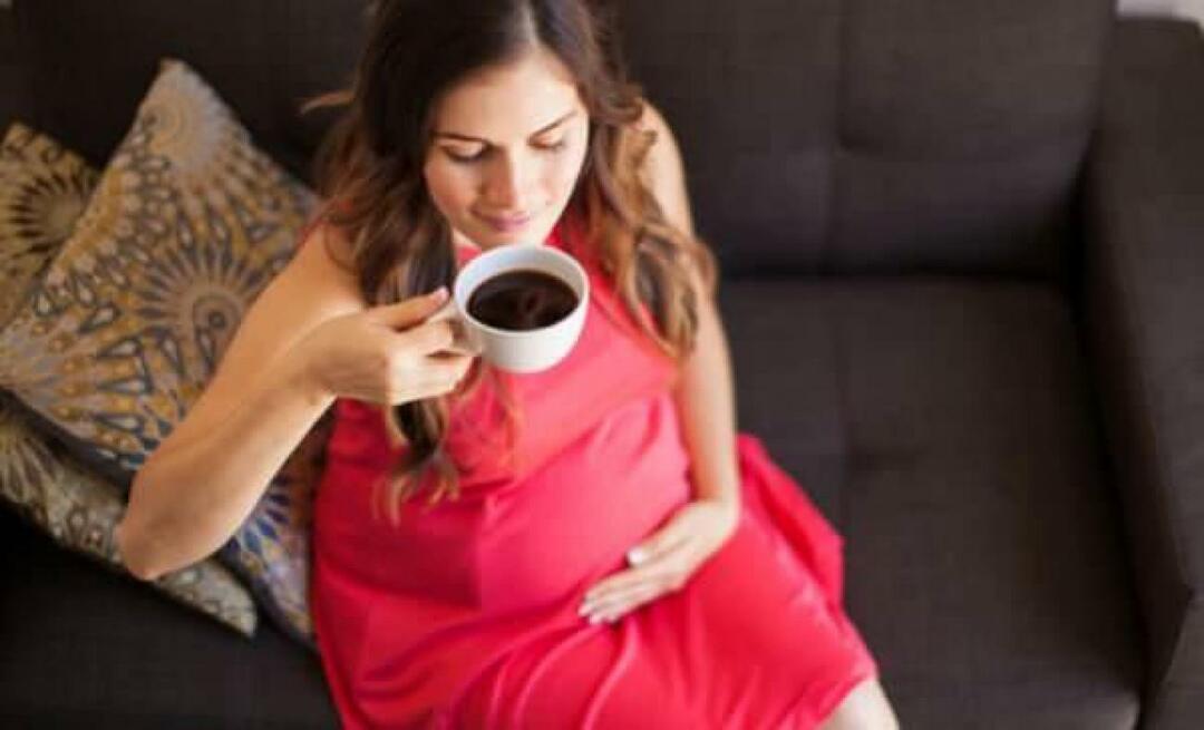Observera gravida kvinnor! En halv kopp kaffe om dagen förkortar barnets längd
