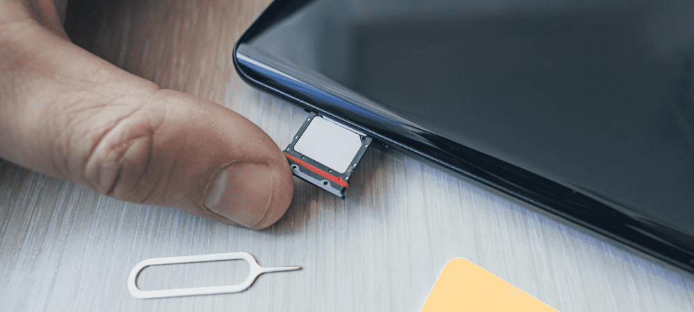Hur man öppnar SIM-kortplatsen på iPhone och Android