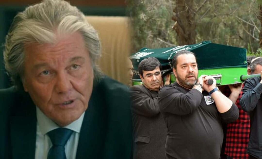 Skådespelaren Kazım Akşar tog farväl av sin sista resa