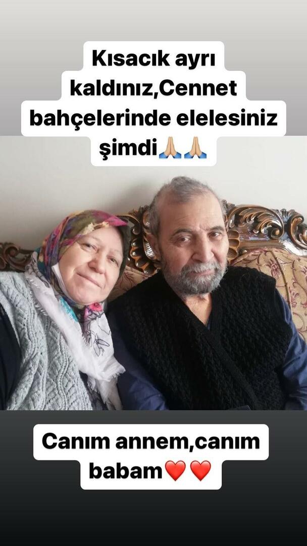 Canan Hoşgör gav de bittra nyheterna från sitt sociala mediekonto