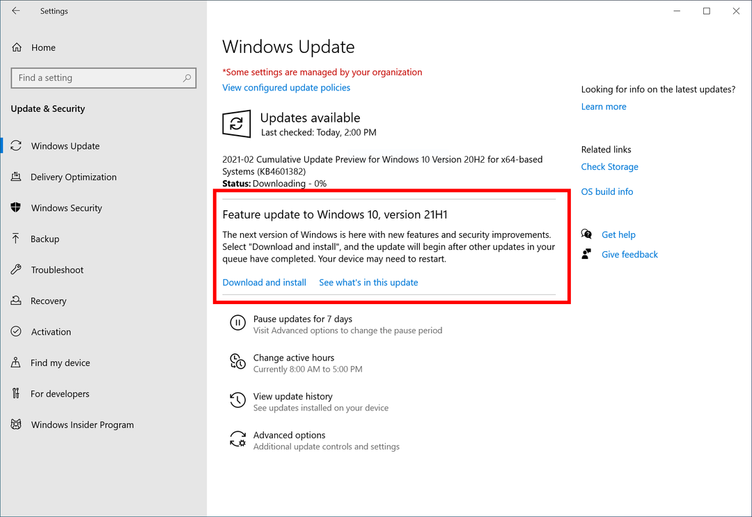 Microsoft tillkännager formellt Windows 10 21H1