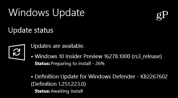 Microsoft släpper Windows 10 Insider Preview Build 16278 för PC