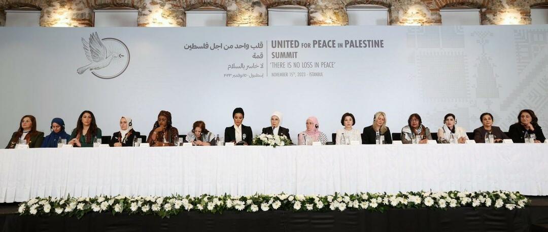 Presskonferensen One Heart for Palestine Summit
