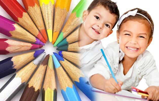 Hur kan man lära barnens färger? Primära färger