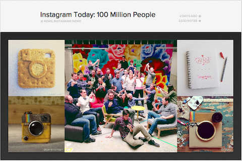 instagram 100 miljoner