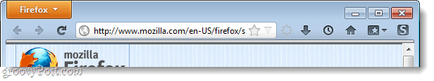 Firefox 4-flik är dold