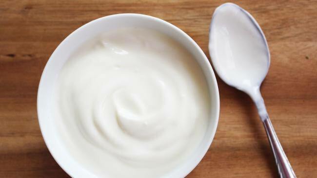 smälter med yoghurt