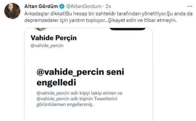 Falskt konto öppnat på uppdrag av Vahide Perçin