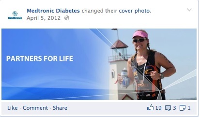 Medtronic diabetes första Facebook-banner