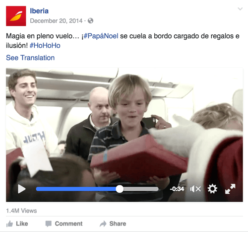 Denna videokampanj från Iberia Airlines ansluter genom känslorna under semestern.