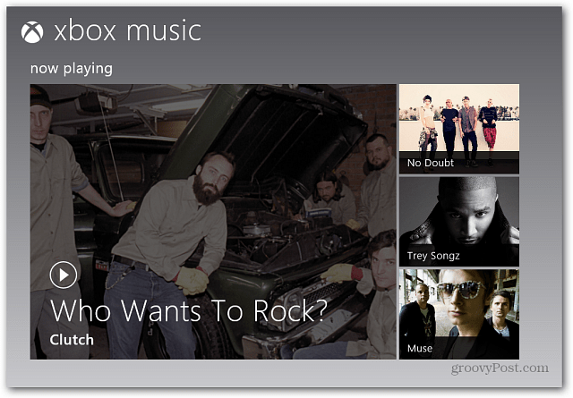 Windows 8: Gör Xbox Music and Video Visa din samling som standard