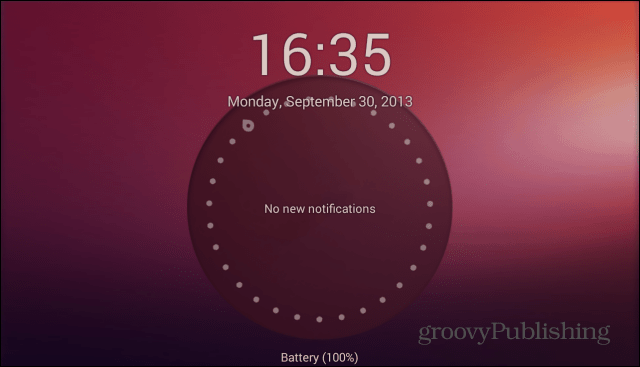 Ubuntu Lockscreen-startapparat