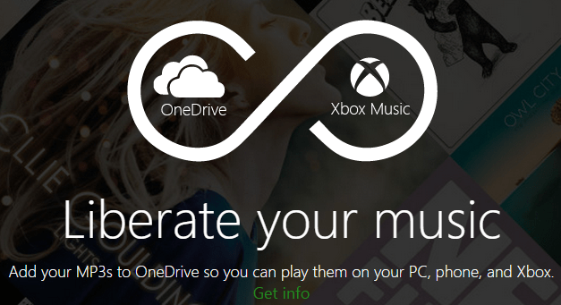 Få åtkomst till din musiksamling från OneDrive via Xbox Music