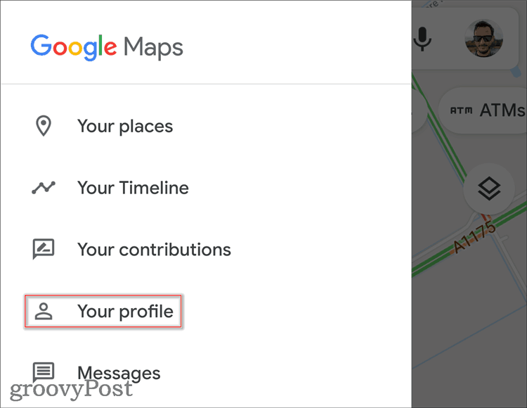 Google Maps-profilredigering