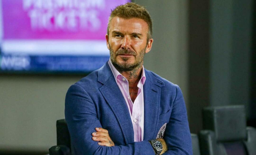 Det finns inga spår kvar av David Beckhams gamla jag! Hans nya stil delade sociala medier i två