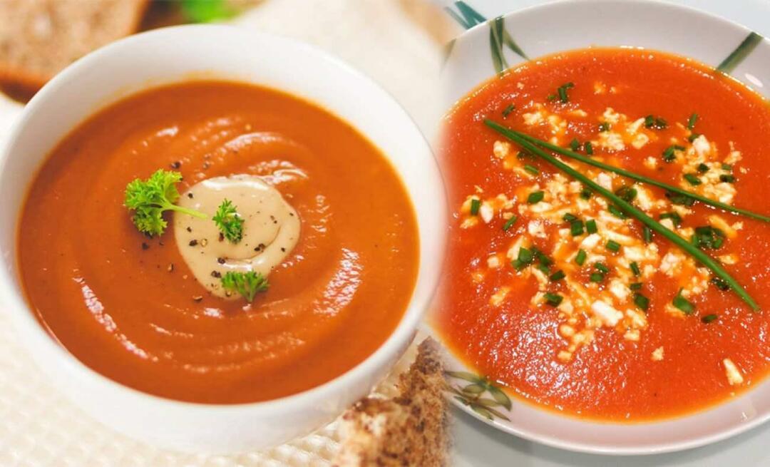 Hur gör man soppa av röd paprika? Det enklaste receptet för röd paprikasoppa