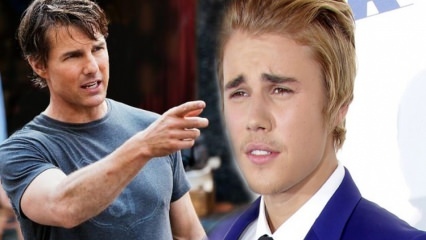 Justin Bieber utmanade Tom Cruise! "Jag vill slåss"