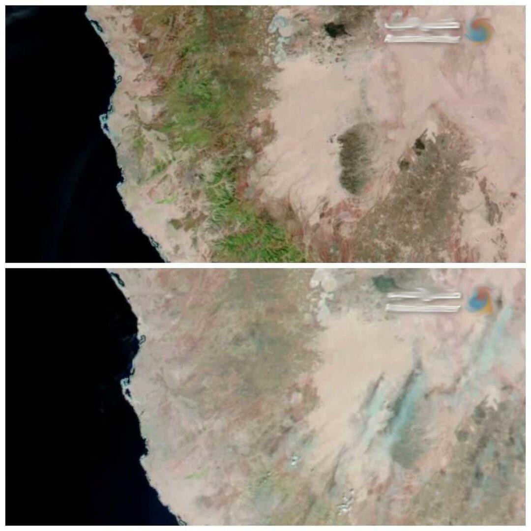 Det slutliga tillståndet i Mecka återspeglas i satellitbilder