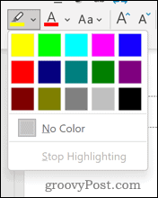 markera färger i powerpoint