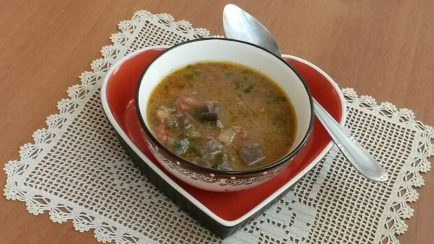 lever soppa recept