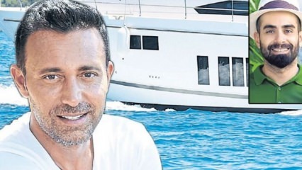 Mustafa Sandal och Gökhan Türkmen hade en båtolycka